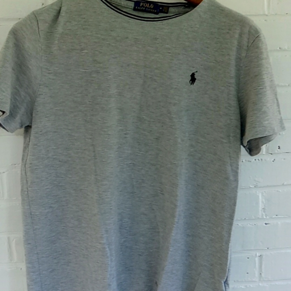 Ralph Lauren Polo Shirt Gray and black